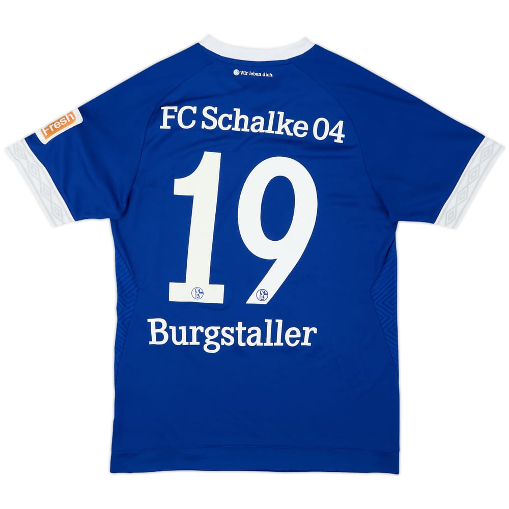 2018-19 Schalke Home Shirt Burgstaller #19 - 5/10 - (S)