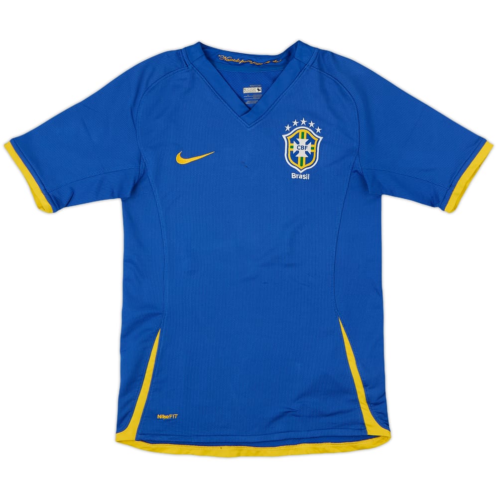 2008-10 Brazil Away Shirt - 7/10 - (M.Boys)