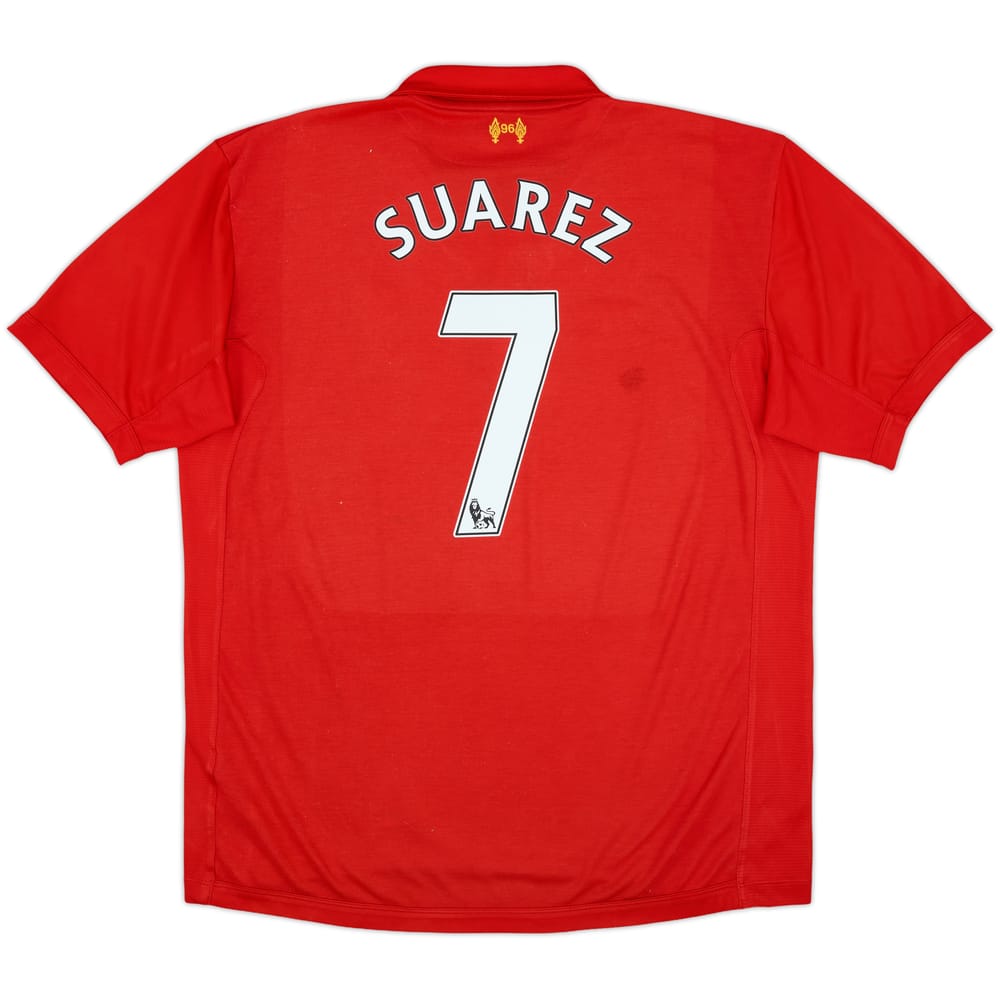 2012-13 Liverpool Home Shirt Suarez #7 - 6/10 - (XXL)