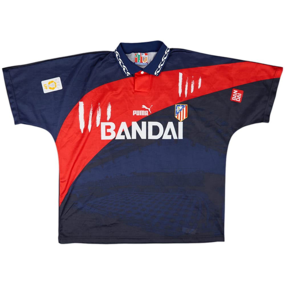 1996-97 Atletico Madrid Away Shirt - 10/10 - (XL)