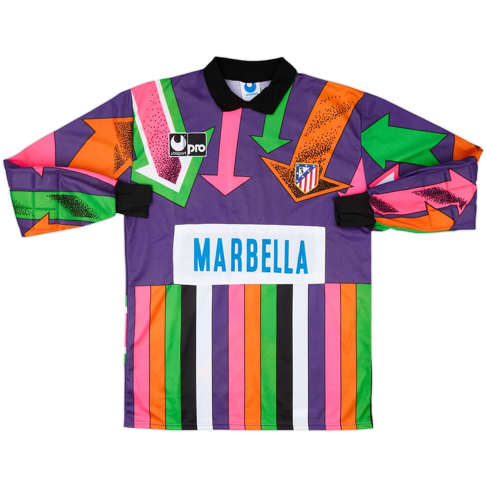 1993-94 Atletico Madrid GK Shirt #1 - 8/10 - (L)