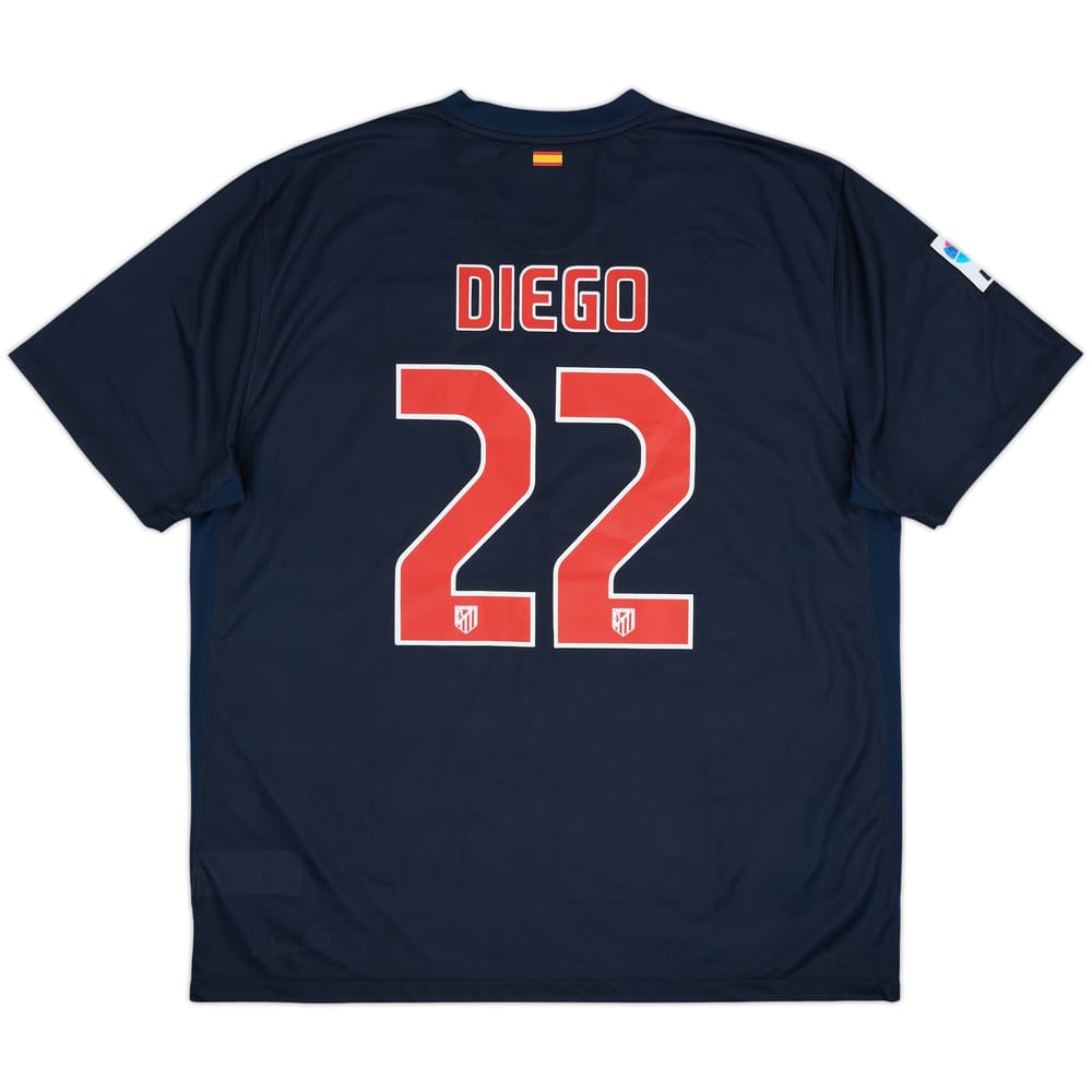 2011-12 Atletico Madrid Away Shirt Diego #22 - 8/10 - (XXL)