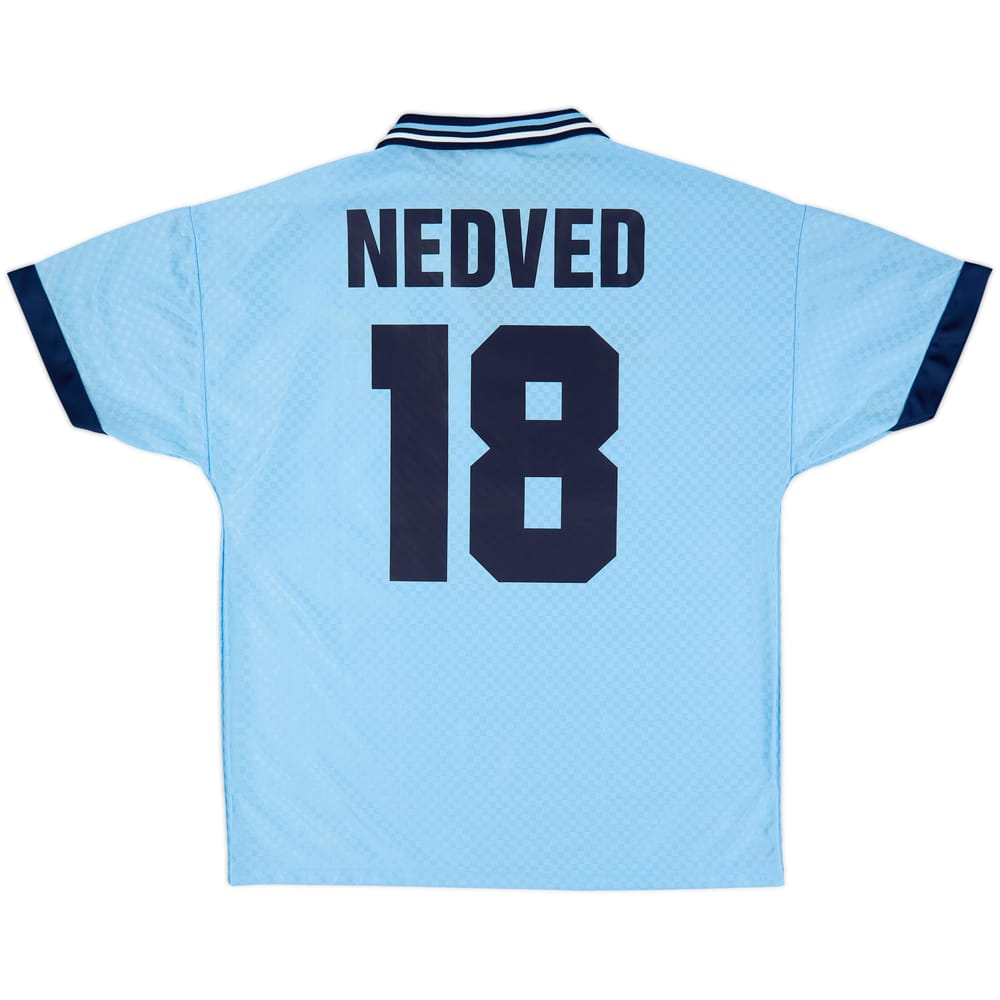 1996-97 Lazio Home Shirt Nedved #18 - 8/10 - (M)
