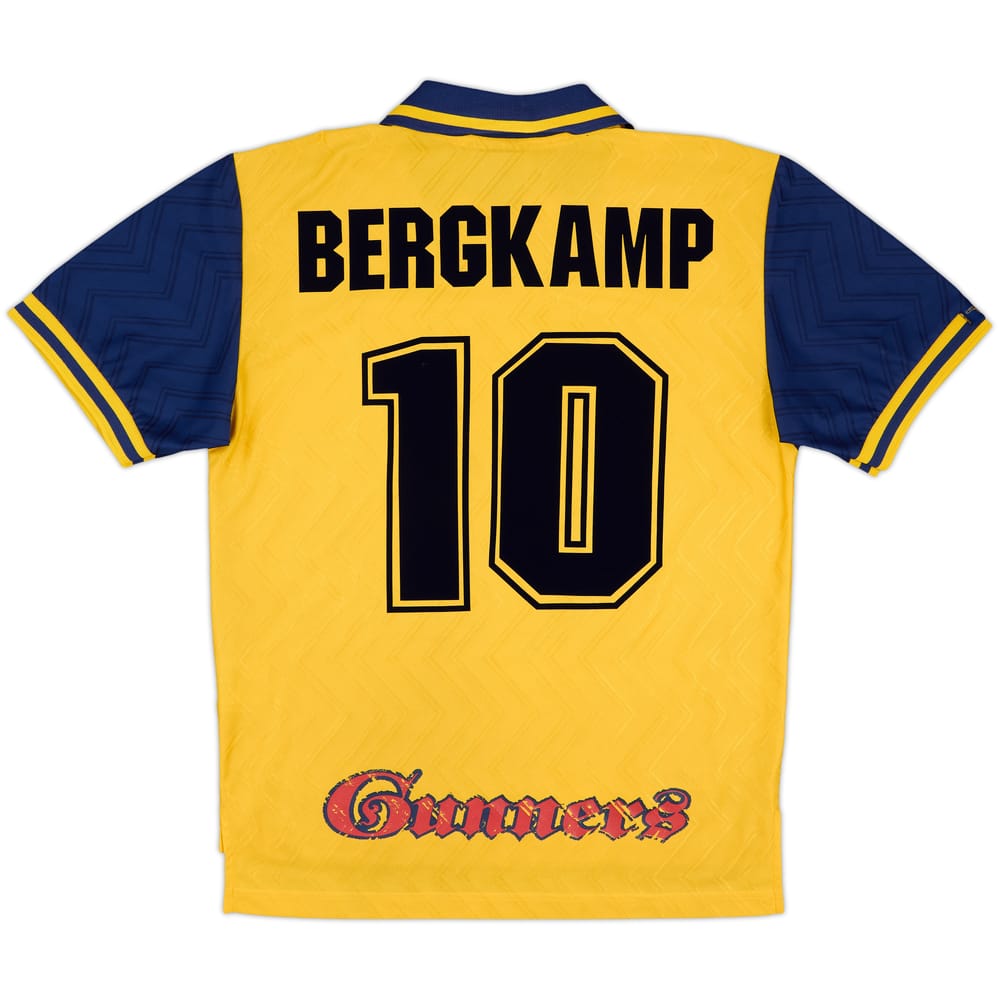 1996-97 Arsenal Away Shirt Bergkamp #10 - 6/10 - (M)