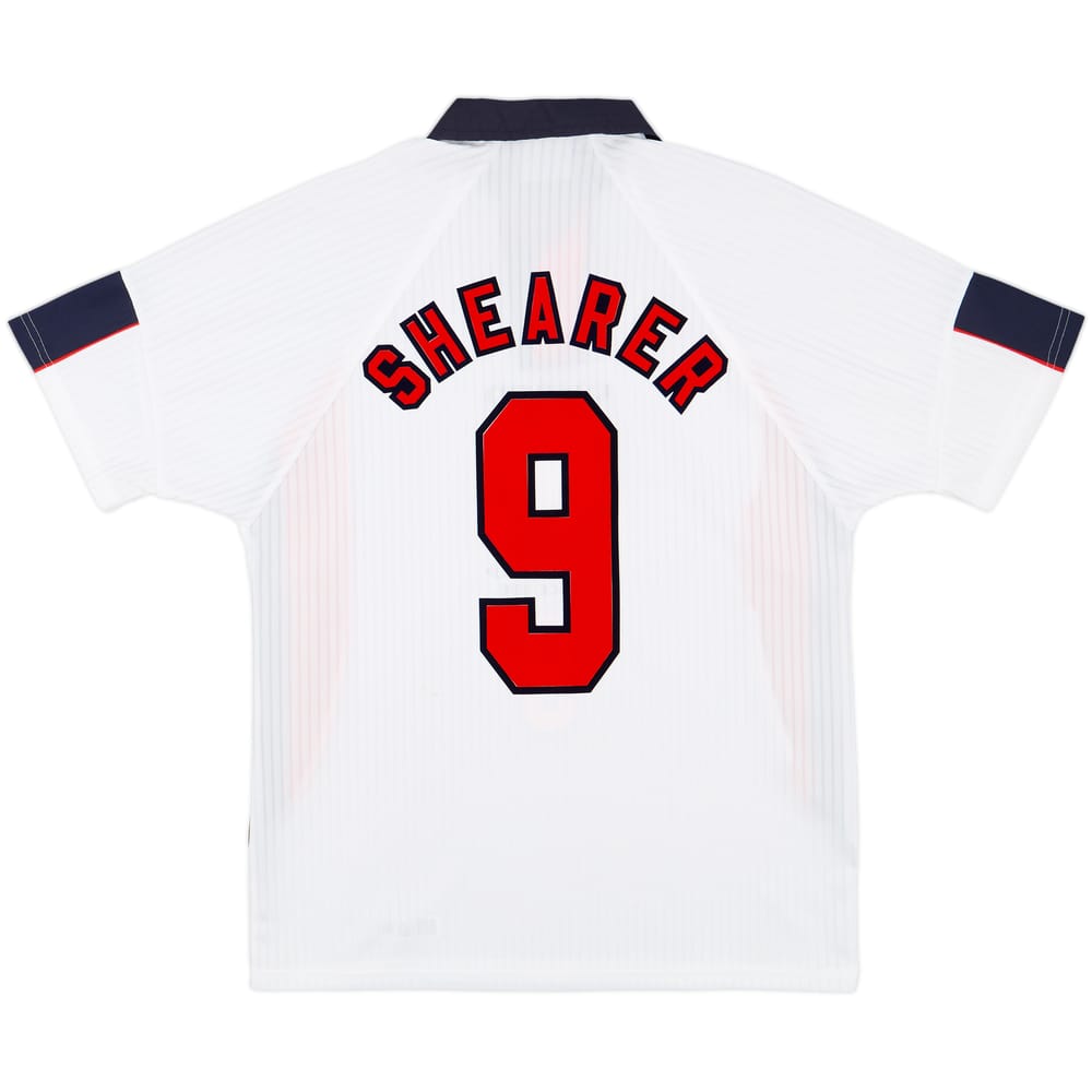1997-99 England Home Shirt Shearer #9 - 8/10 - (L)