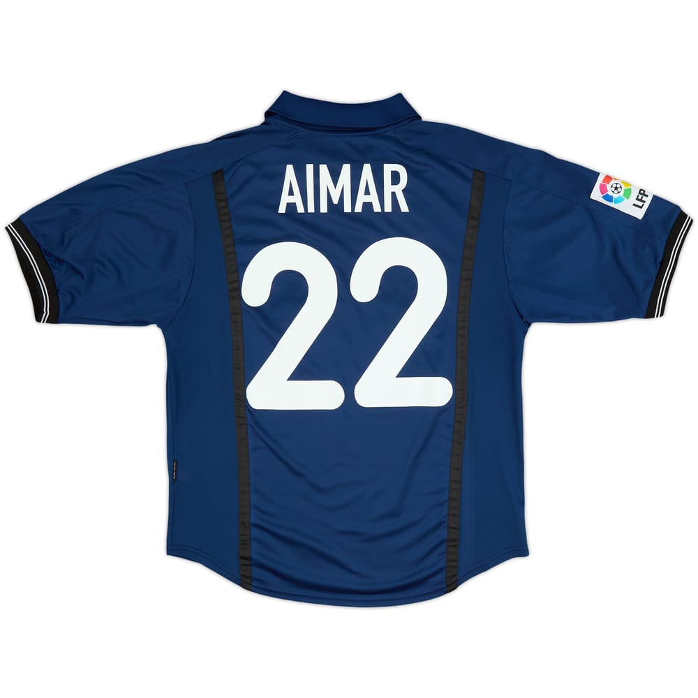 2000-01 Valencia Away Shirt Aimar #22 - 10/10 - (M)