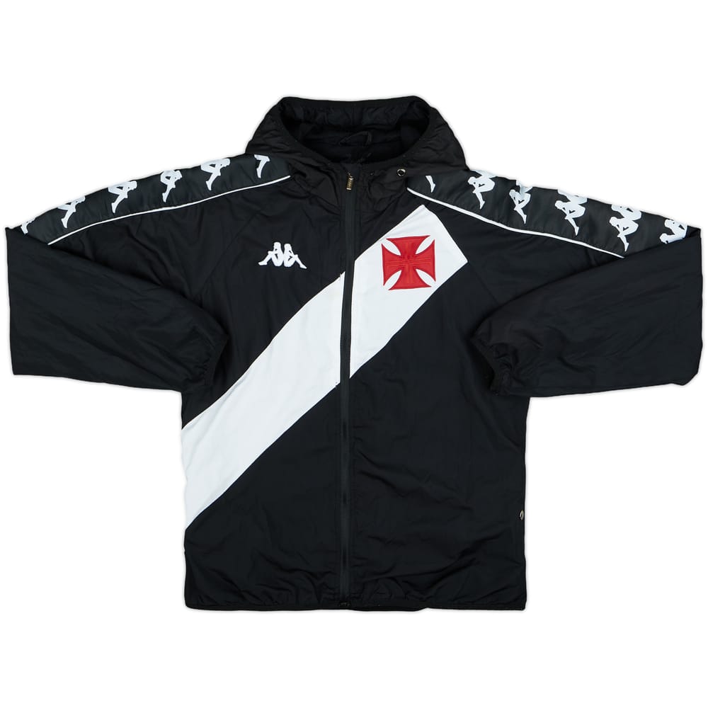 2020-21 Vasco Da Gama Kappa Hooded Track Jacket - 7/10 - (XL.Boys)