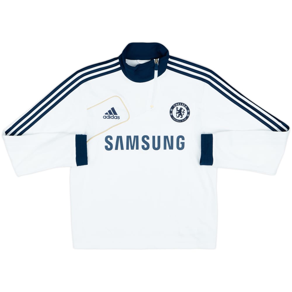 2012-13 Chelsea adidas 1/4 Zip Drill Top - 9/10 - (S)