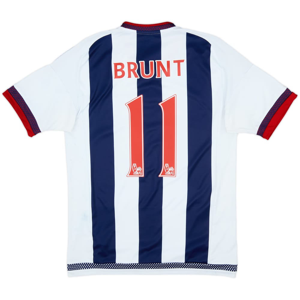 2015-16 West Brom Home Shirt Brunt #11 - 5/10 - (S)