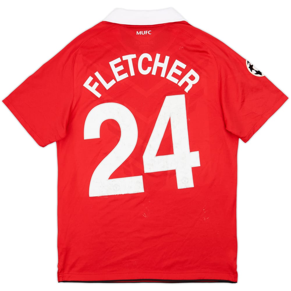 2010-11 Manchester United Home Shirt Fletcher #24 - 5/10 - (M)