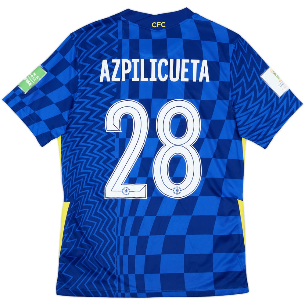 2021-22 Chelsea Home Shirt Azpilicueta #28 - 8/10 - (M)