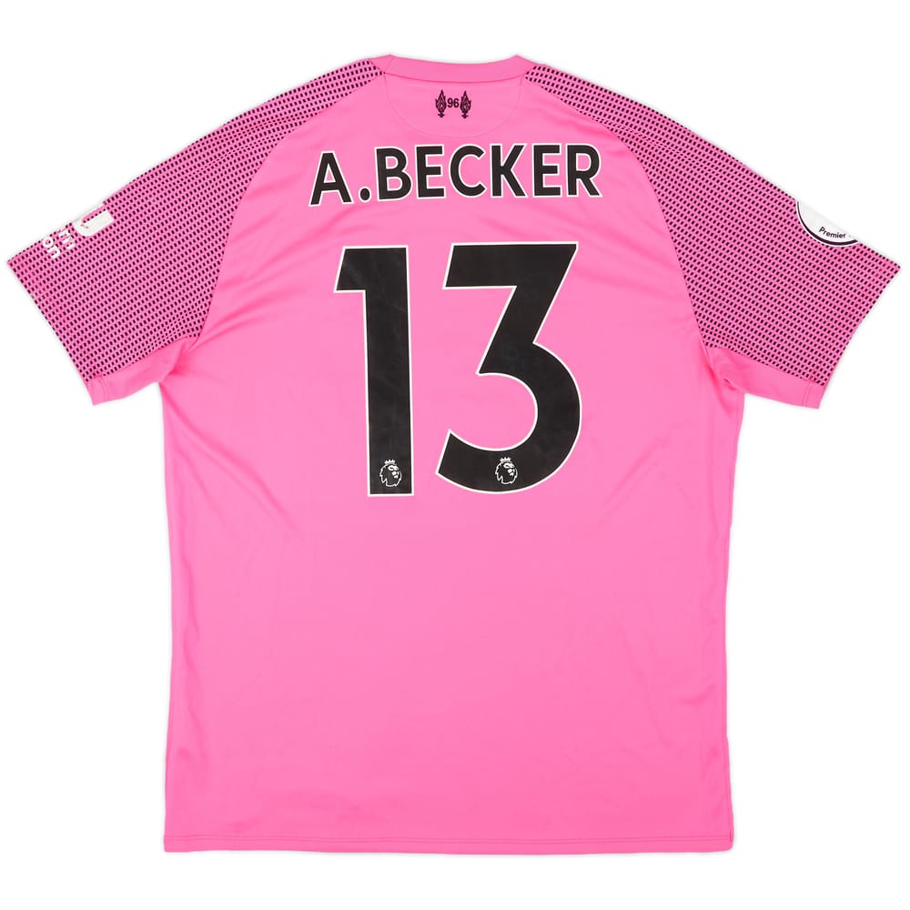 2018-19 Liverpool GK Shirt A.Becker #1 - 6/10 - (M)
