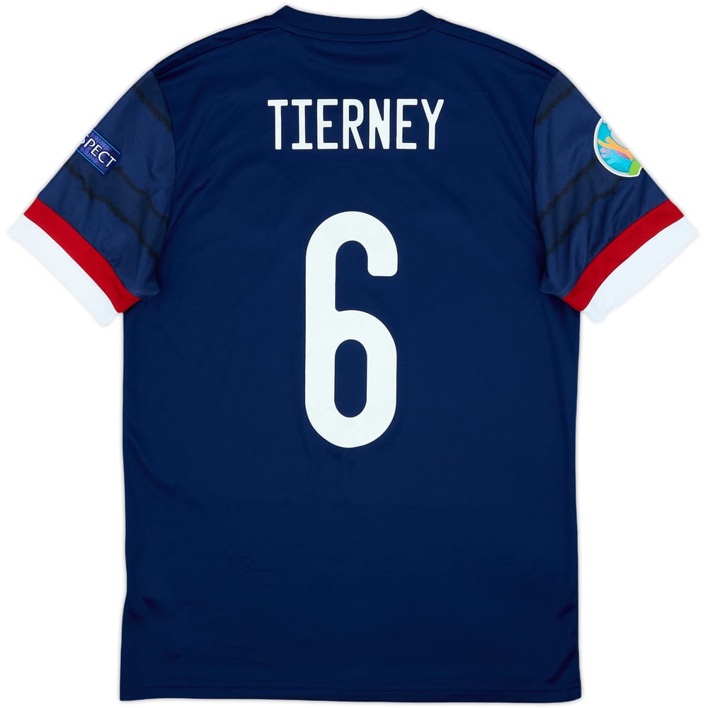 2020-22 Scotland Home Shirt Tierney #6 - 6/10 - (M)