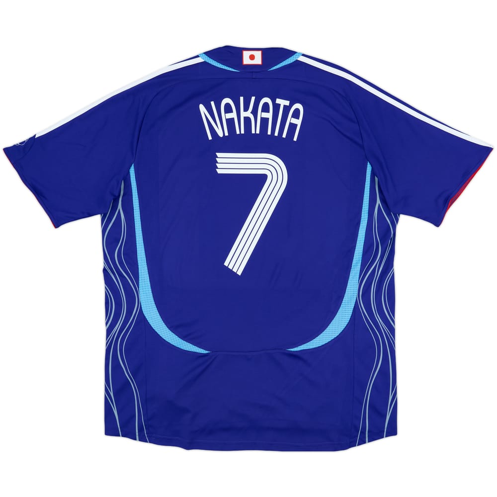 2006-08 Japan Home Shirt Nakata #7 - 9/10 - (XL)