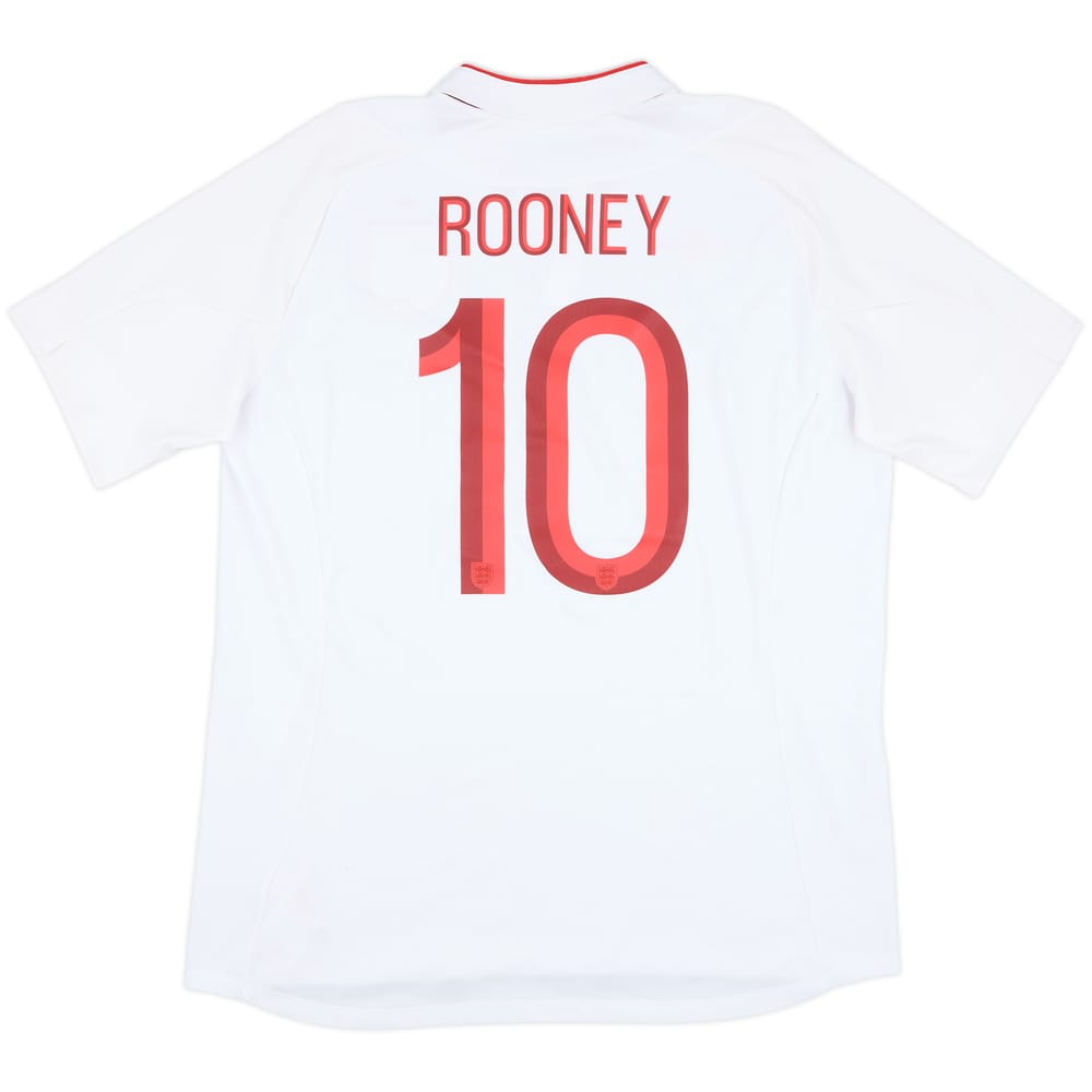 2012-13 England Home Shirt Rooney #10 - 6/10 - (XL)