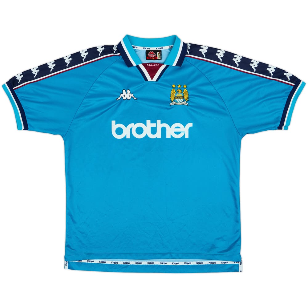 1997-99 Manchester City Home Shirt - 9/10 - (XL)