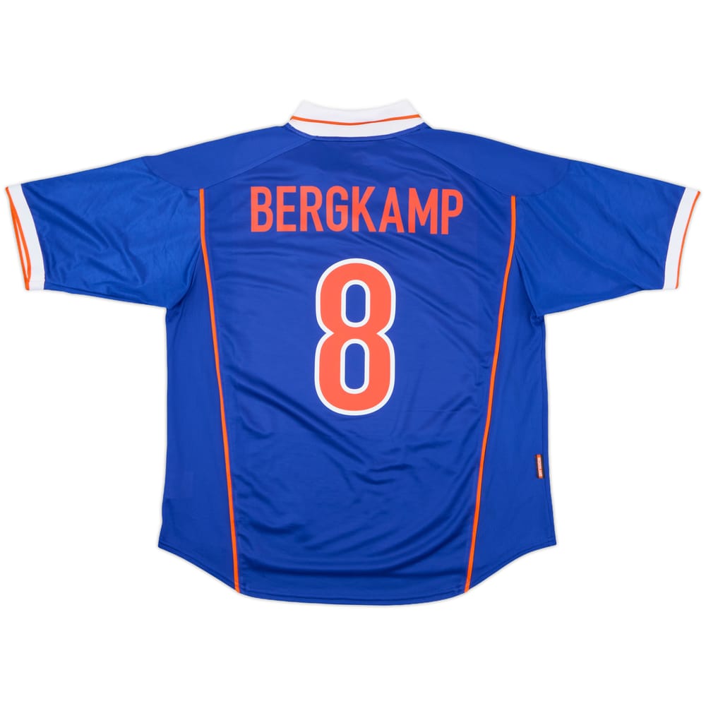 1998-00 Netherlands Away Shirt Bergkamp #8 - 8/10 - (XL)