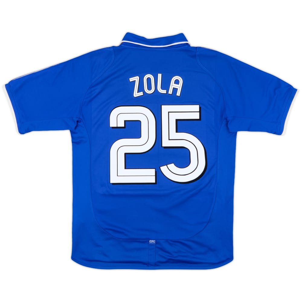 2001-03 Chelsea Home Shirt Zola #25 - 6/10 - (M)