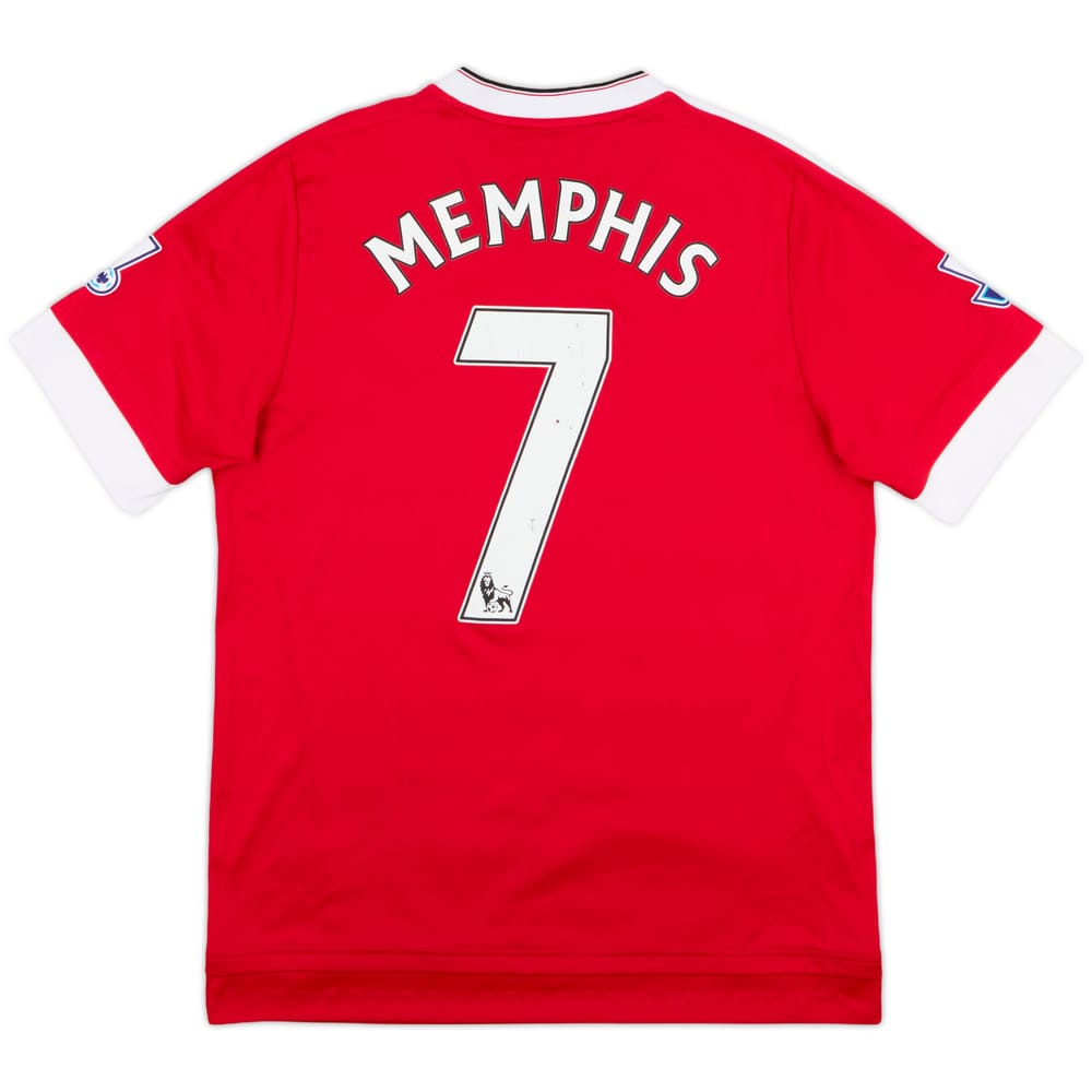 2015-16 Manchester United Home Shirt Memphis #7 - 5/10 - (L)