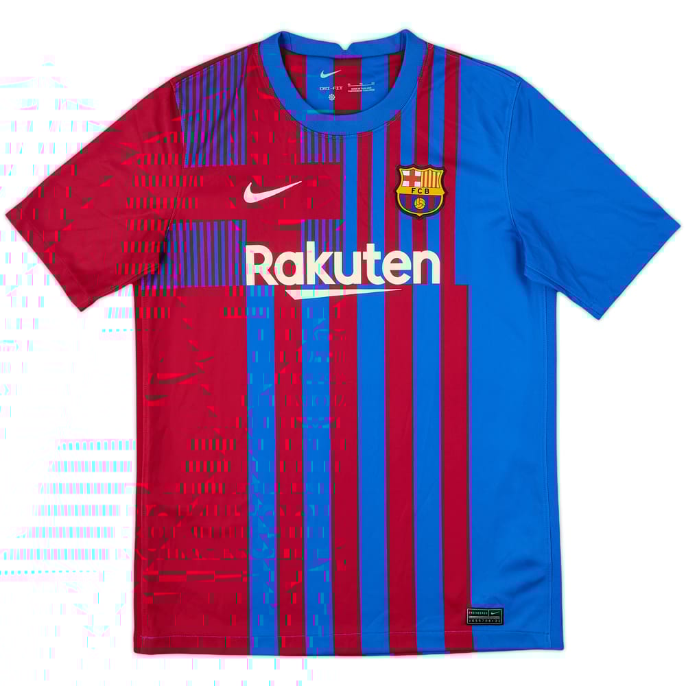 2021-22 Barcelona Home Shirt - 10/10 - (XL.Boys)