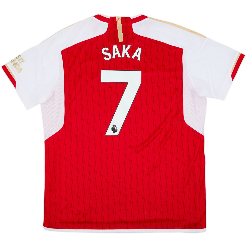 2023-24 Arsenal Home Shirt Saka #7 - 8/10 - (3XL)