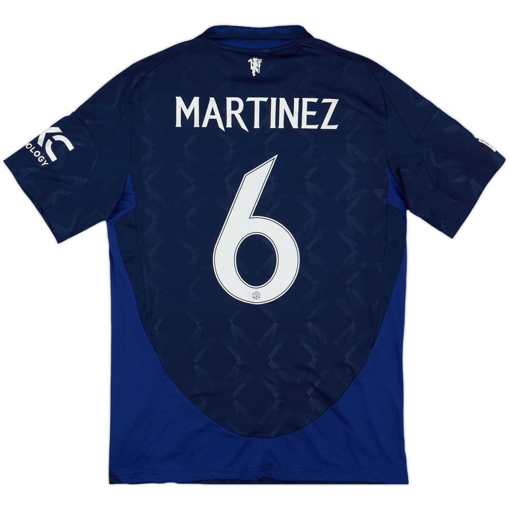 2024-25 Manchester United Away Shirt Martinez #6 - 8/10 - (M)