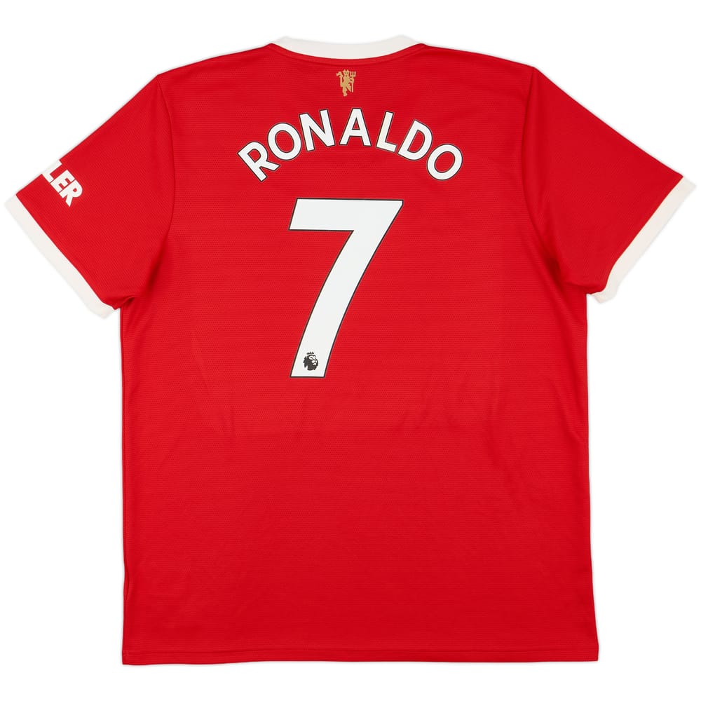 2021-22 Manchester United Home Shirt Ronaldo #7 - 8/10 - (XL)
