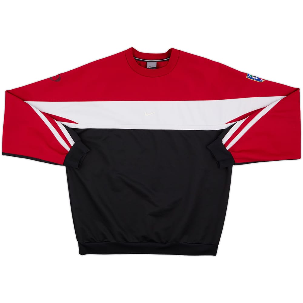 2001-02 Atletico Madrid Nike Sweat Top - 7/10 - (L)