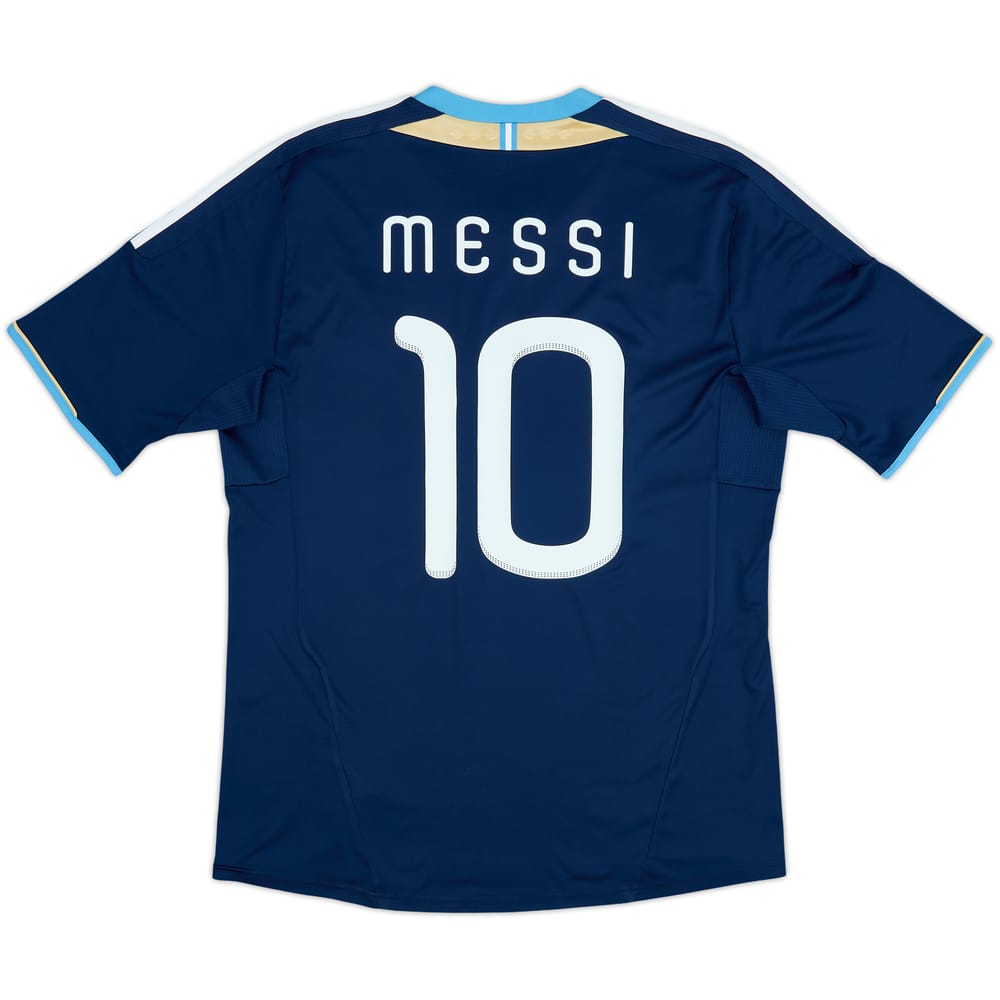 2011-13 Argentina Away Shirt Messi #10 - 8/10 - (L)