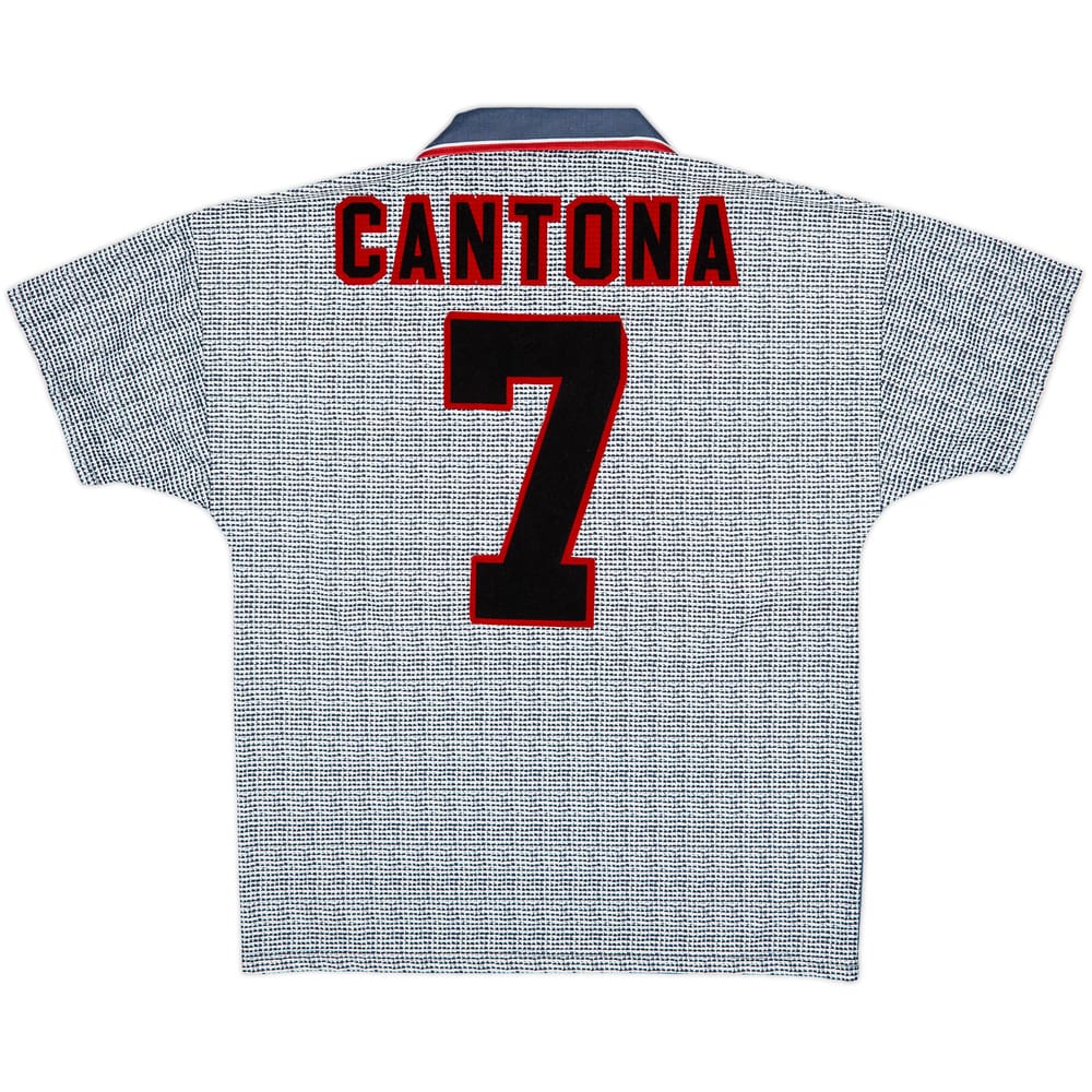 1995-96 Manchester United Away Shirt Cantona #7 - 8/10 - (M)