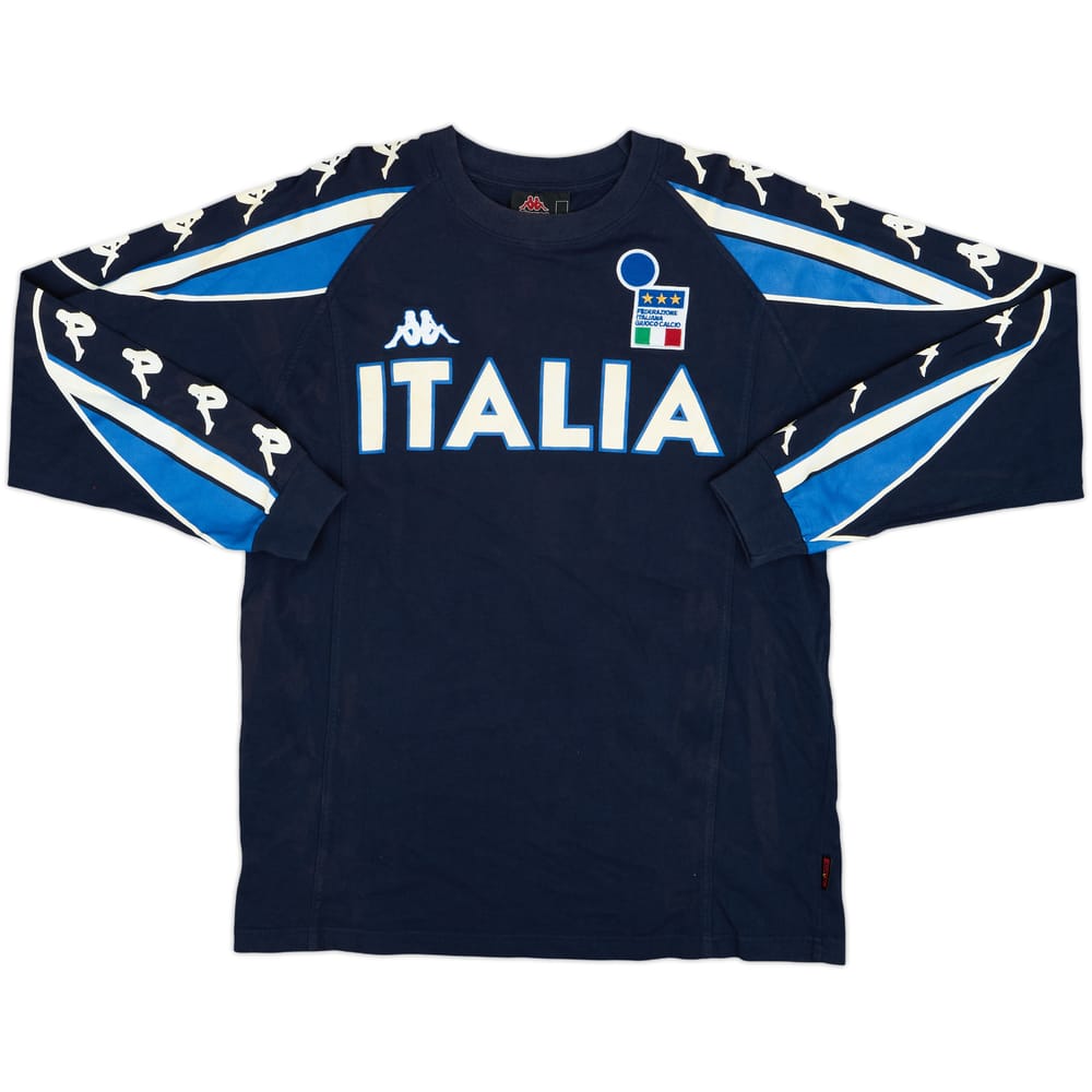 2000-01 Italy Kappa L/S Cotton Tee - 6/10 - (L)