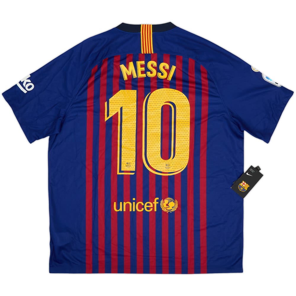 2018-19 Barcelona Camiseta Local Messi #10 (XL)