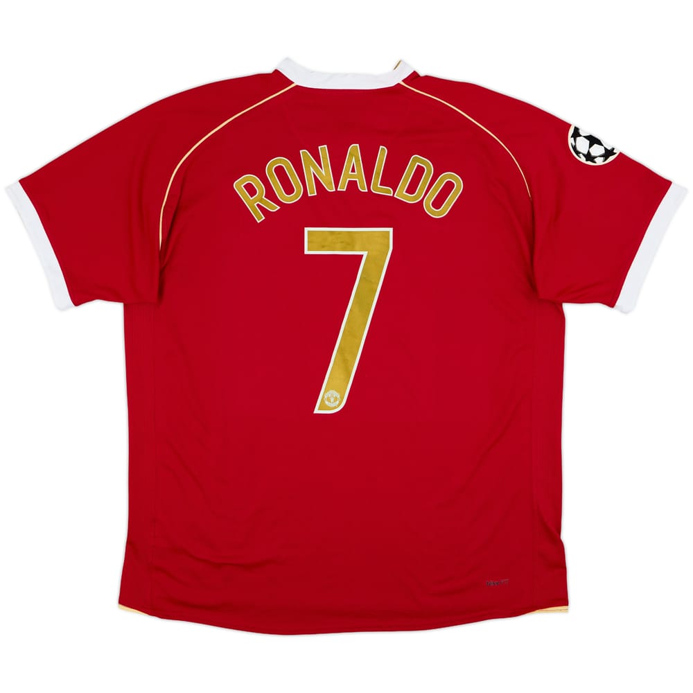2006-07 Manchester United Home Shirt Ronaldo #7 - 10/10 - (XL)