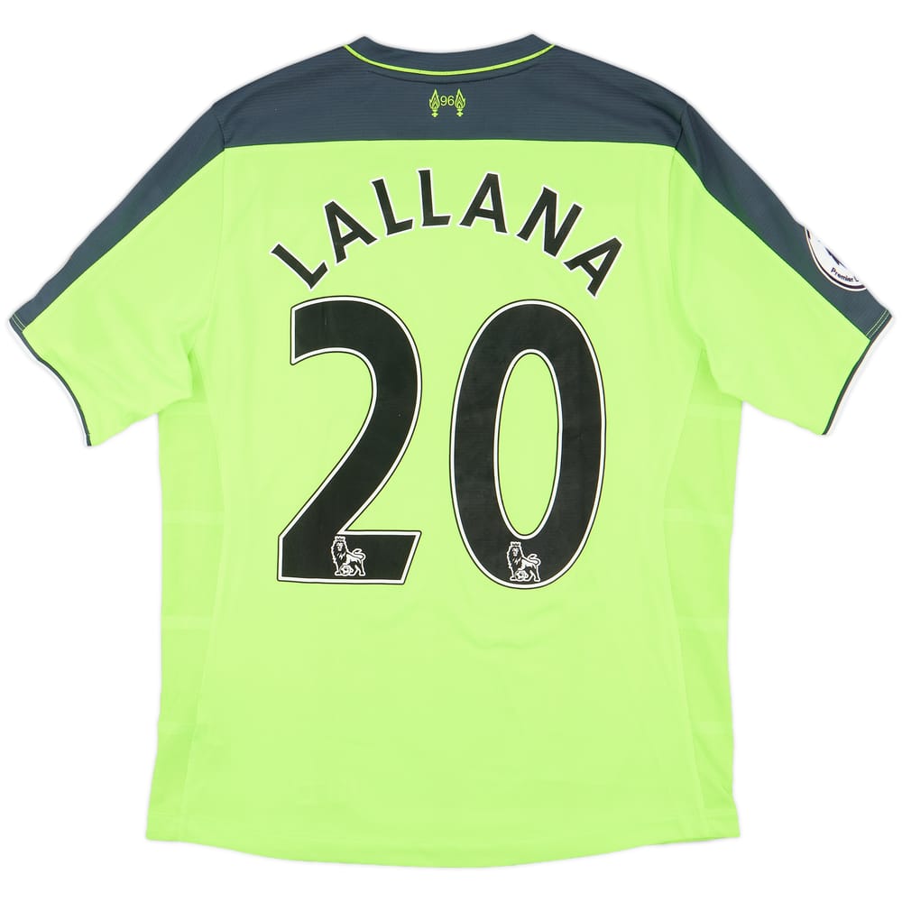 2016-17 Liverpool Third Shirt Lallana #20 - 7/10 - (M)