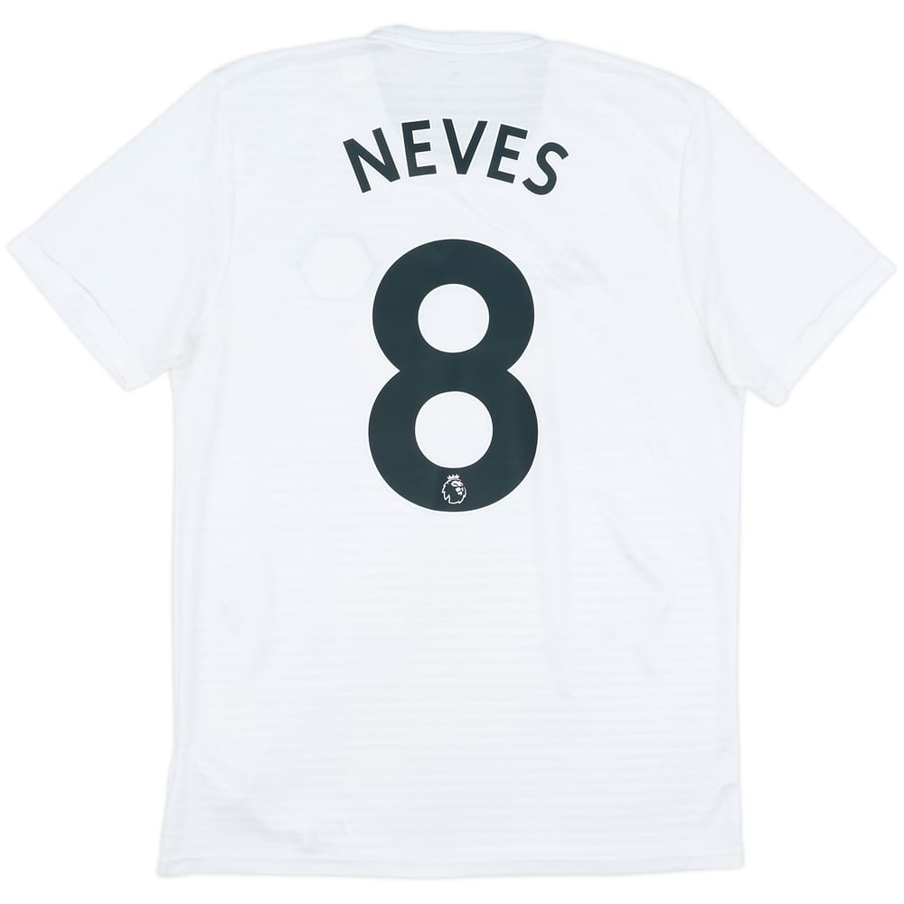 2018-19 Wolves Away Shirt Neves #8 - 8/10 - (M)