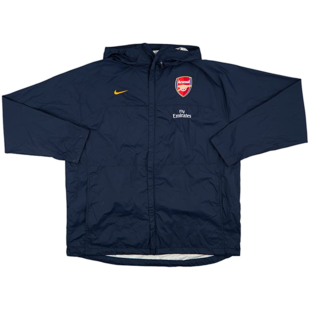 2008-09 Arsenal Nike Hooded Rain Coat - 7/10 - (XL)
