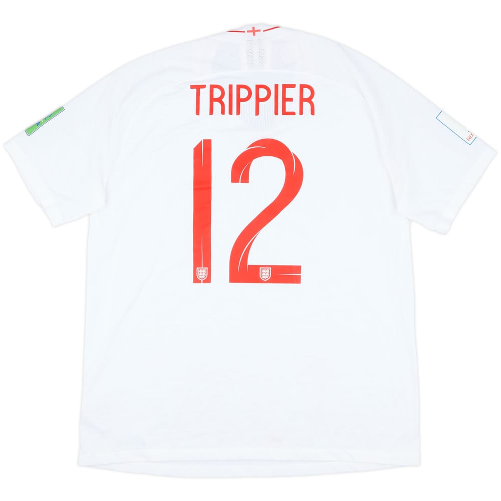 2018-19 England Authentic Home Shirt Trippier #12 - 7/10 - (XL)