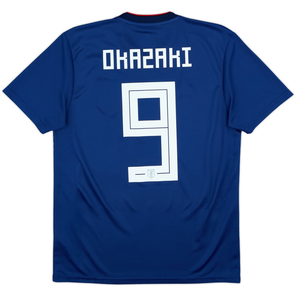 2018-19 Japan Home Shirt Okazaki #9 - 8/10 - (M)