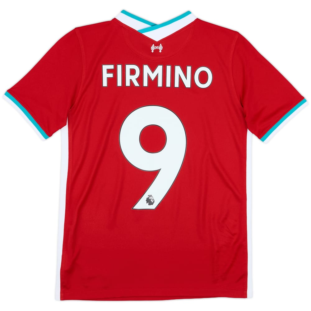 2020-21 Liverpool Home Shirt Firmino #9 - 8/10 - (L.Boys)