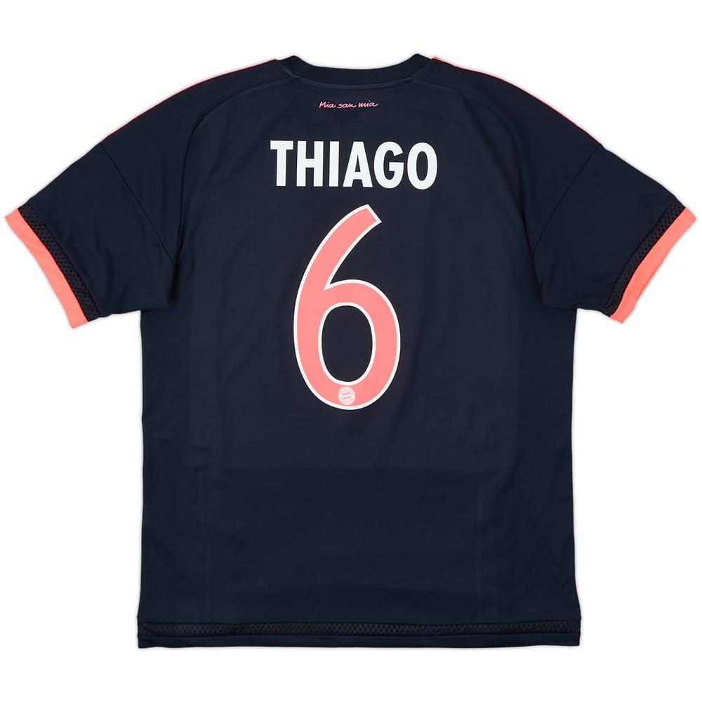 2015-16 Bayern Munich Third Shirt Thiago #6 - 10/10 - (M)