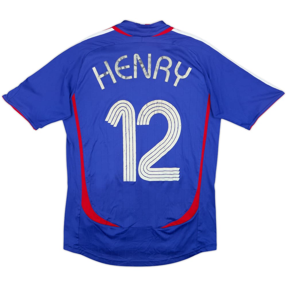 2006-07 France Home Shirt Henry #12 - 5/10 - (S)