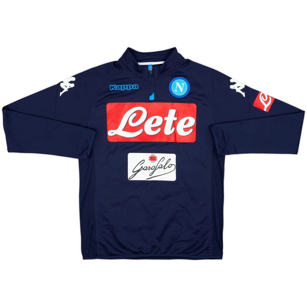 2017-18 Napoli Kappa 1/4 Zip Drill Top - 7/10 - (M)