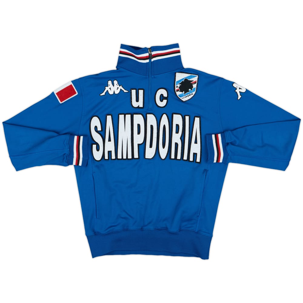 2005-06 Sampdoria Kappa 1/4 Zip Drill Top - 6/10 - (S)