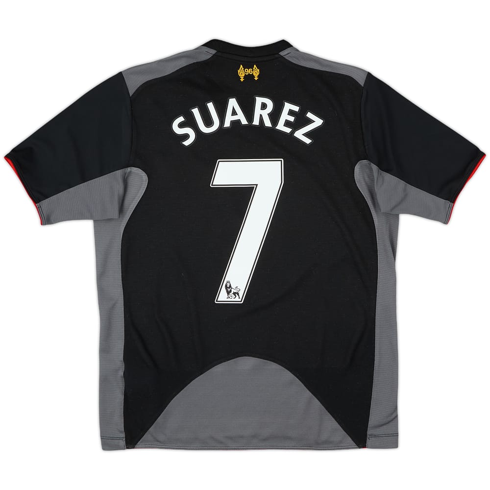 2012-13 Liverpool Away Shirt Suarez #7 - 7/10 - (XL.Boys)