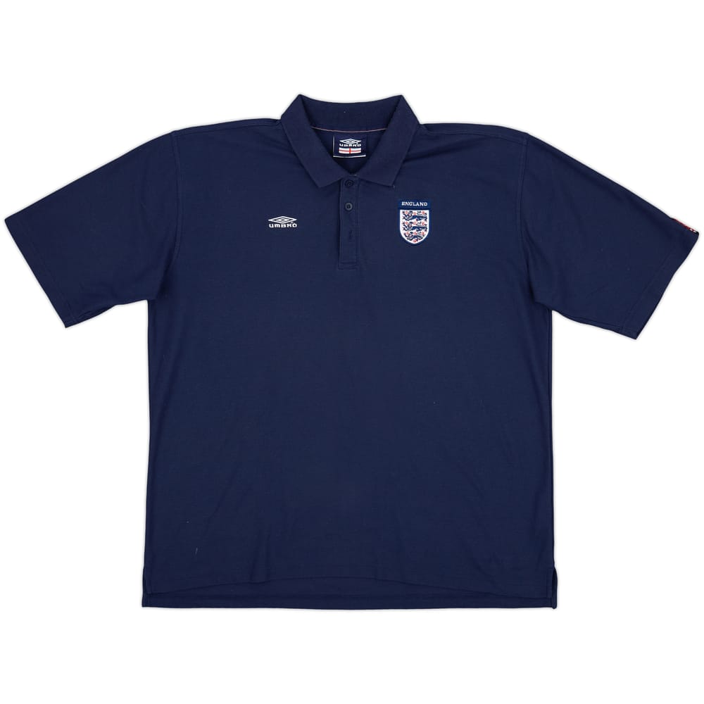 1999-00 England Umbro Polo Shirt - 8/10 - (XXL)