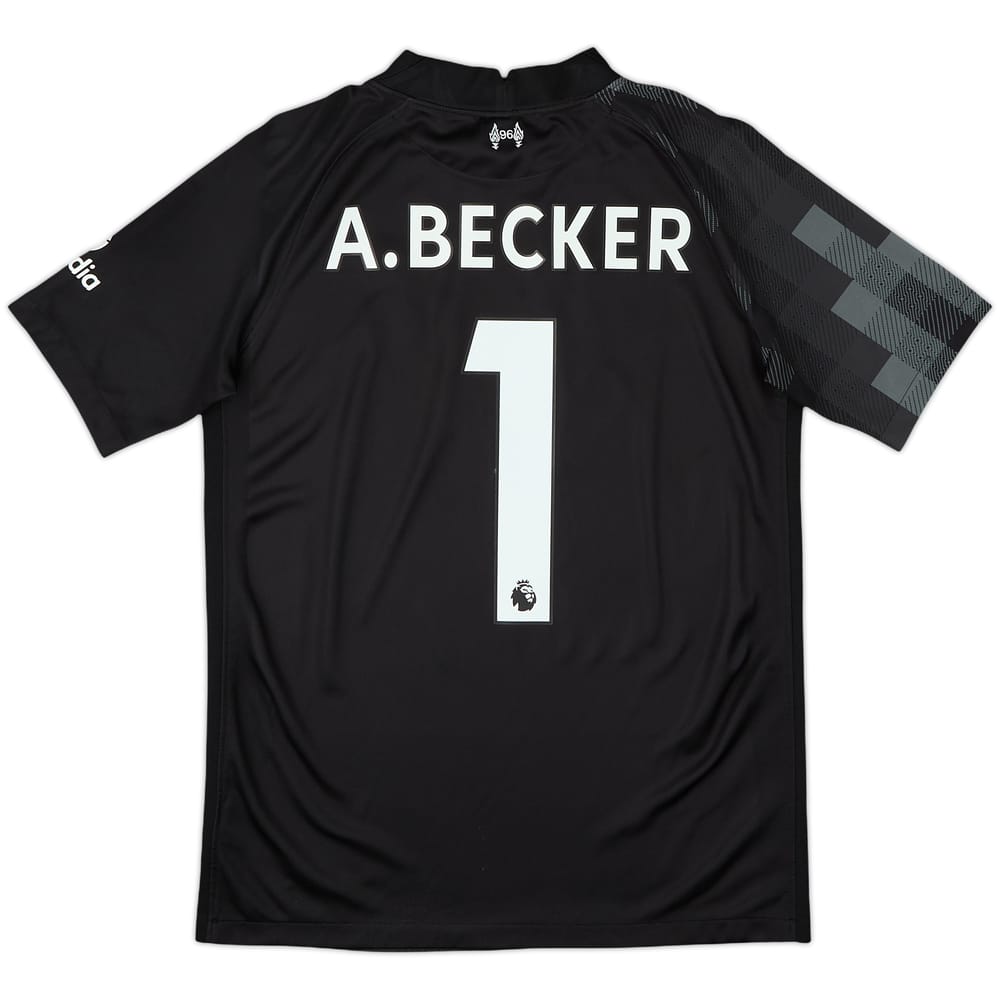 2021-22 Liverpool GK Shirt A.Becker #1 - 10/10 - (XL.Boys)