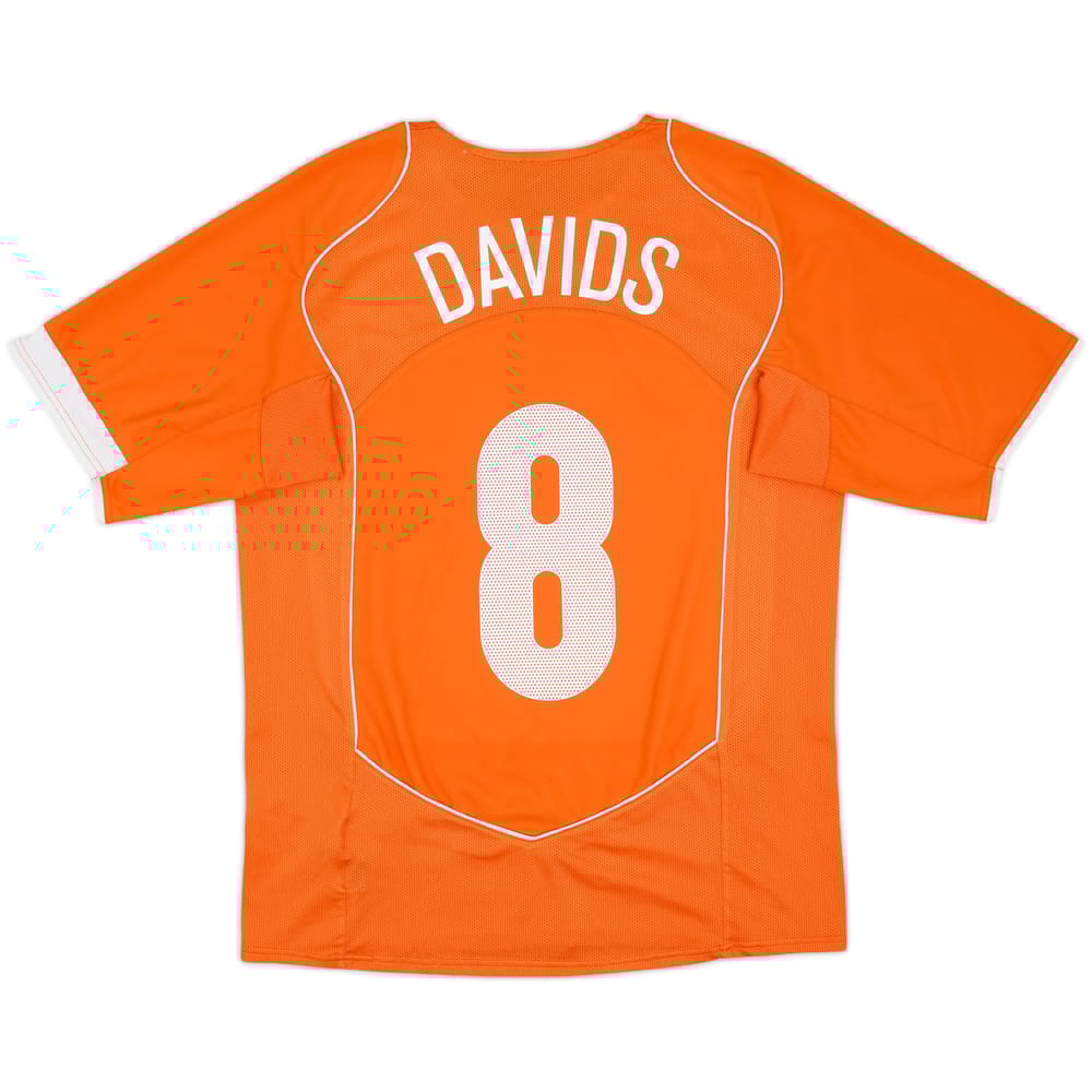 2004-06 Netherlands Home Shirt Davids #8 - 8/10 - (M)