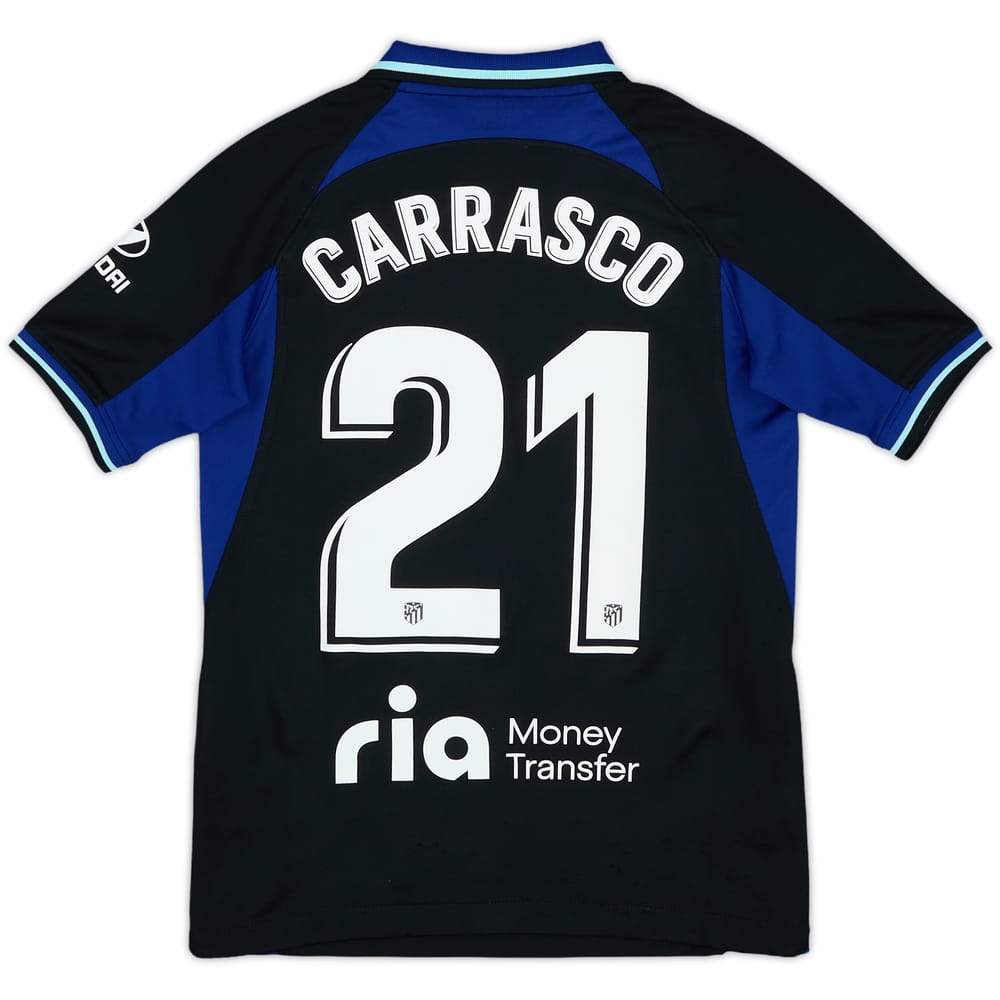 2022-23 Atletico Madrid Away Shirt Carrasco #21 - 7/10 - (S.Boys)