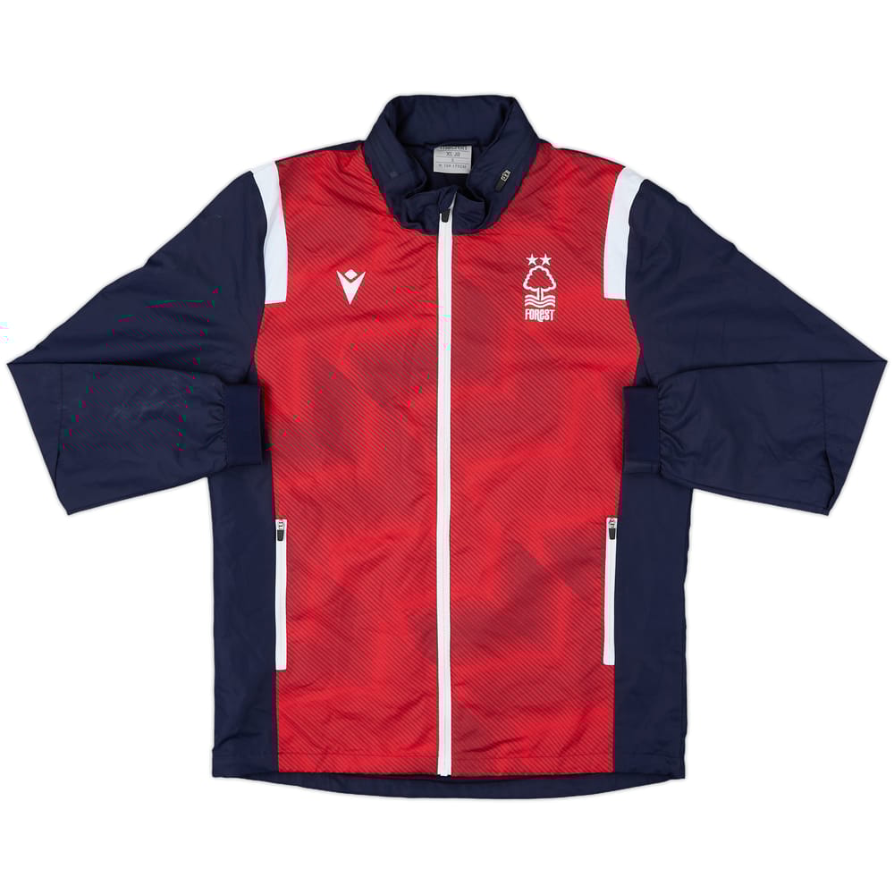 2021-22 Nottingham Forest Macron Track Jacket - 9/10 - (XL.Boys)