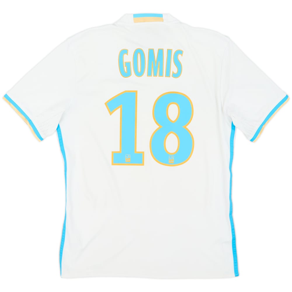 2016-17 Olympique Marseille Home Shirt Gomis #18 - 5/10 - (S)